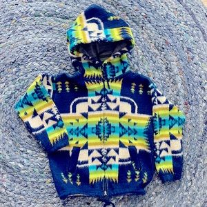 VGUC colorful Wool hoodie